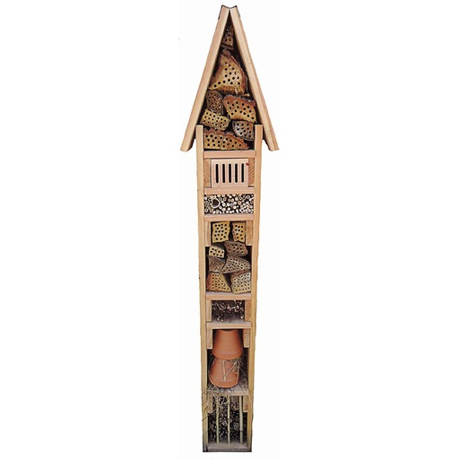[HOINSEC] Hotel à insectes Armoire Bourdons Coccinelles (140x60x35)